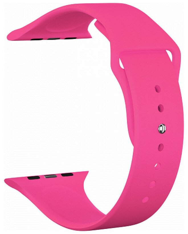 Ремешок силиконовый для Apple Watch 40мм розовый