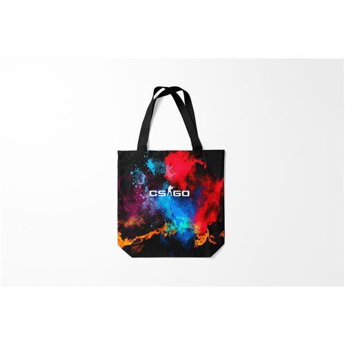 фото Сумка-шоппер / 40х40 см / геймерам / counter strike cs go burnettie