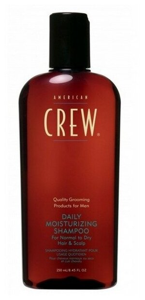 Шампунь для волос увлажняющий Аmerican Сrew Daily Moisturizing Shampoo, 250мл