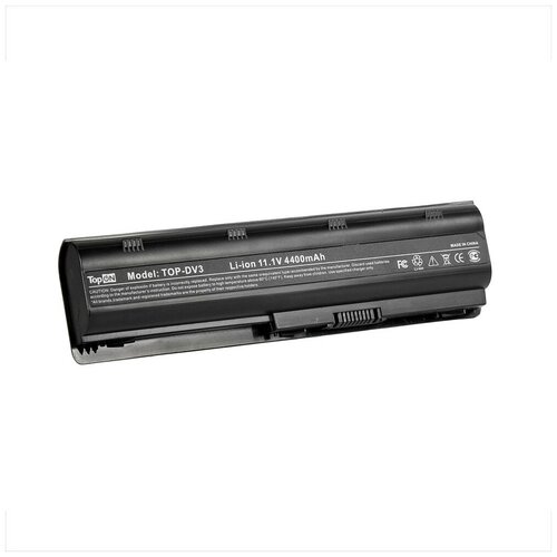 фото Аккумуляторная батарея topon для ноутбука hp pavilion dv6z-6000 11.1v (4400mah)