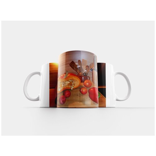 фото Кружка "украшение кухни, перец, помидоры" 320 мл lotsprints