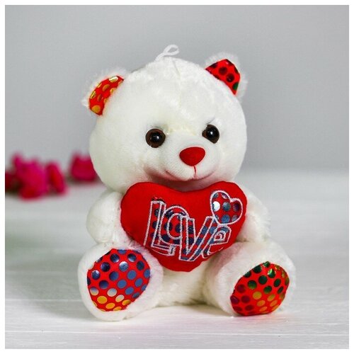 FlashMe Мягкая игрушка «Медведь с сердцем»