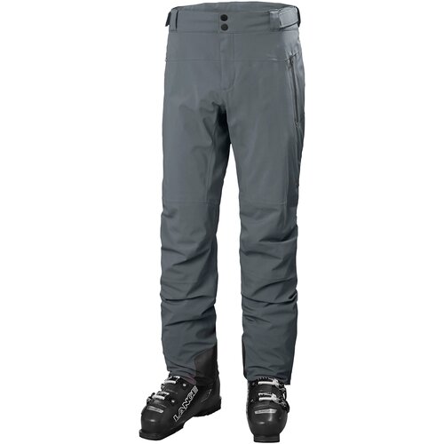  брюки Helly Hansen Alpha Lifaloft, карманы, мембрана, регулировка объема талии, водонепроницаемые, размер M, серый