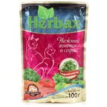 Консервы Herbax 100г для кошек Нежный ягненок с морской капустой (Упаковка 24шт) - изображение