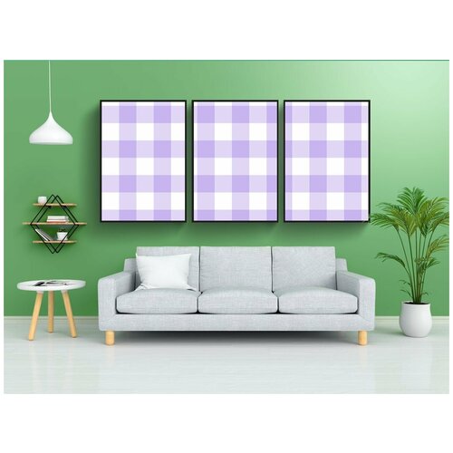 фото Набор модулных постеров для интерьера "зонтик, фиолетовый, задний план" 60x90 см. в тубусе, без рамки lotsprints