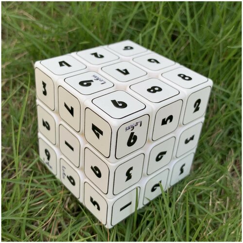 Головоломка Кубик Рубика Lefun Sudoku CUBE 3х3х3 (куб с цифрами) кубик рубика yj 3x3 guanglong v4 цветной