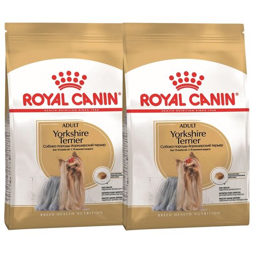 Сухой корм для собак Royal Canin породы Йоркширский терьер, для здоровья кожи и шерсти 1 уп. х 2 шт. х 7.5 кг