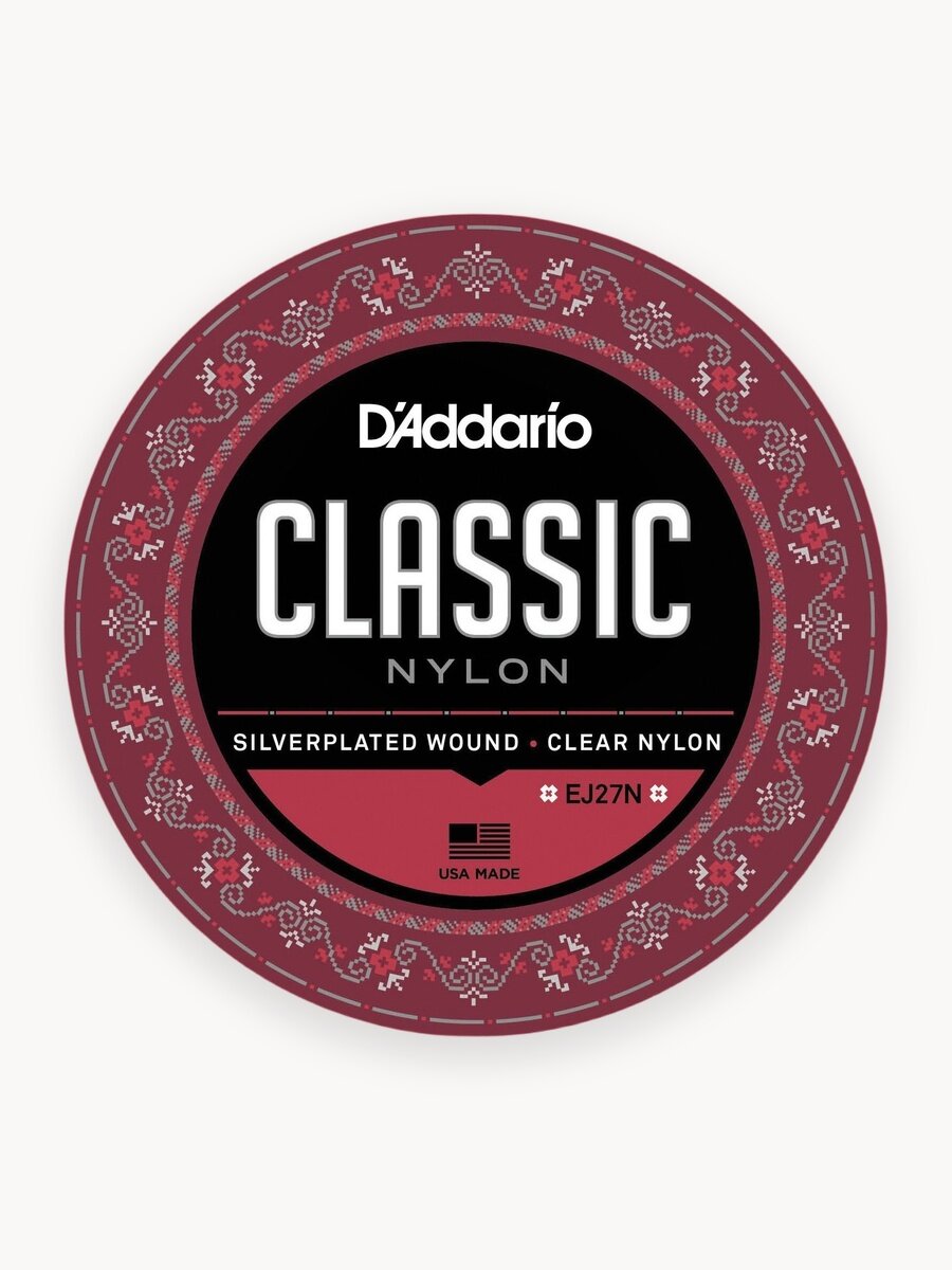 Струны для классической гитары D'ADDARIO EJ27N STUDENT NYLON NORMAL TENSION