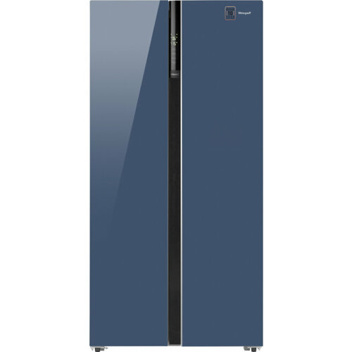 Холодильник side by side Weissgauff Wsbs 600 NoFrost Inverter Blue Glass