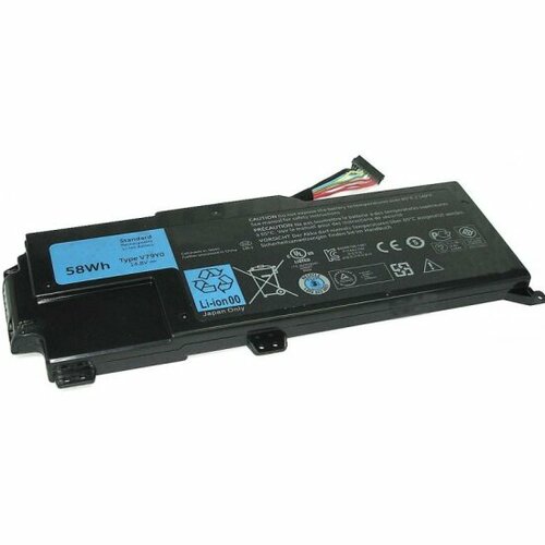 Аккумулятор для ноутбука Amperin для Dell XPS 14z-L412z 14.8V 58Wh V79Y0 аккумуляторная батарея аккумулятор v79y0 для ноутбука dell xps 14z l412z черный 14 8v 58wh