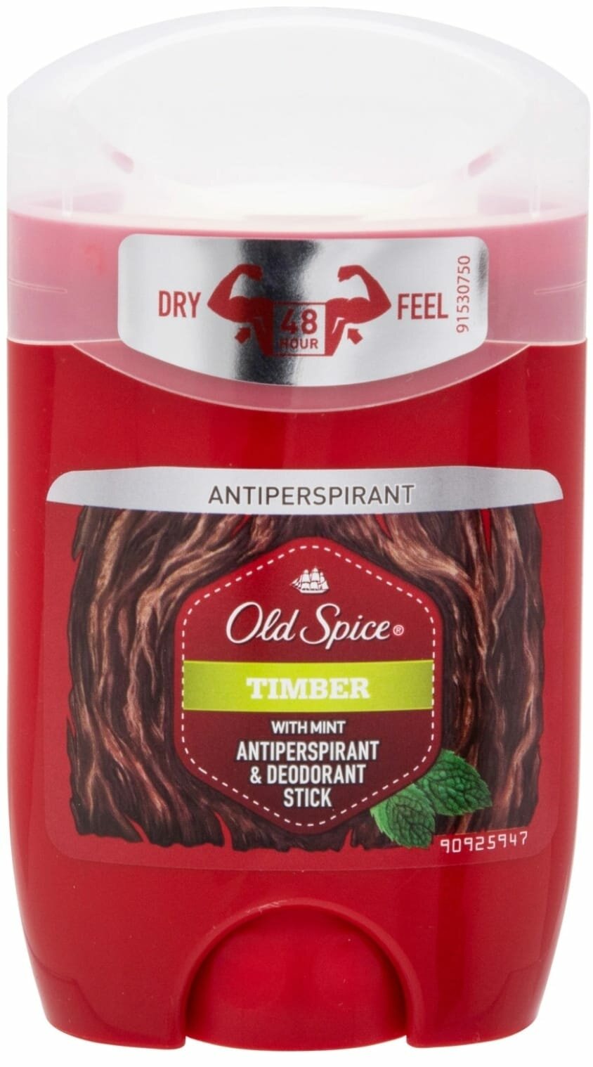 Old Spice Дезодорант-антиперспирант стик Timber, 50 мл