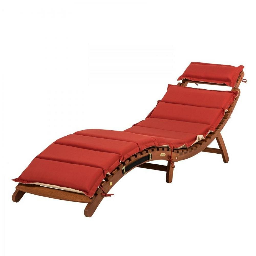 Шезлонг-лежак Афина AFM-803A Beige-Terracotta 7774843802