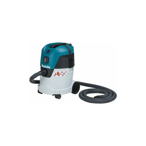 MAKITA Строительный пылесос Makita VC2512L (уборка: сухая/влажная) серый