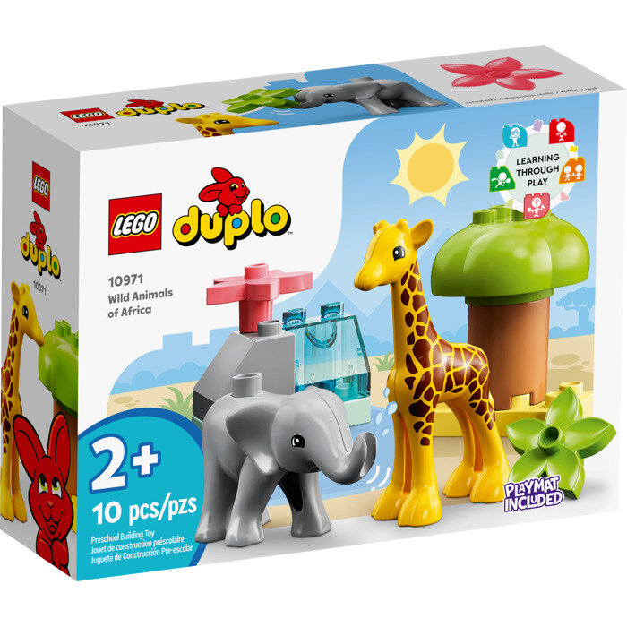 Конструктор LEGO DUPLO 10971 Дикие животные Африки, 10 дет.