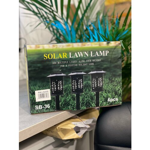 Садовый светильник на солнечной батарее набор из 6 штук 2142₽