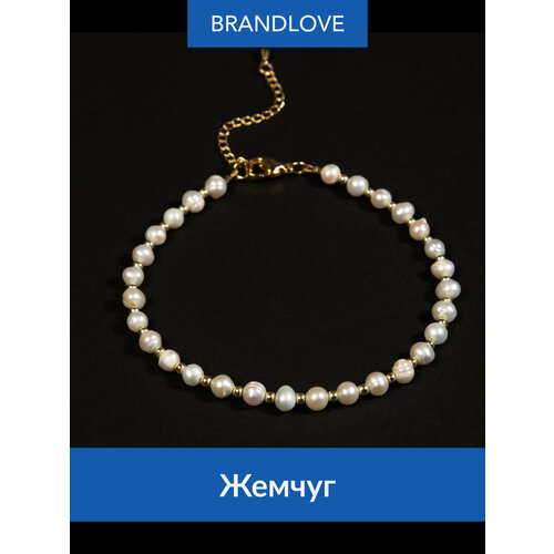 фото Браслет на ногу bl jewelry, белый