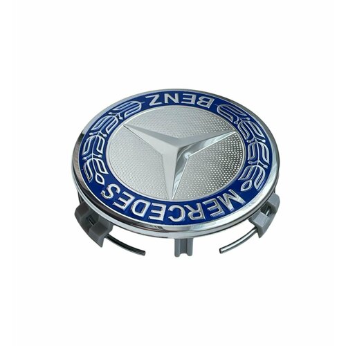 Колпачок заглушка на диски Mercedes Мерседес 75 мм - 1 шт 413₽