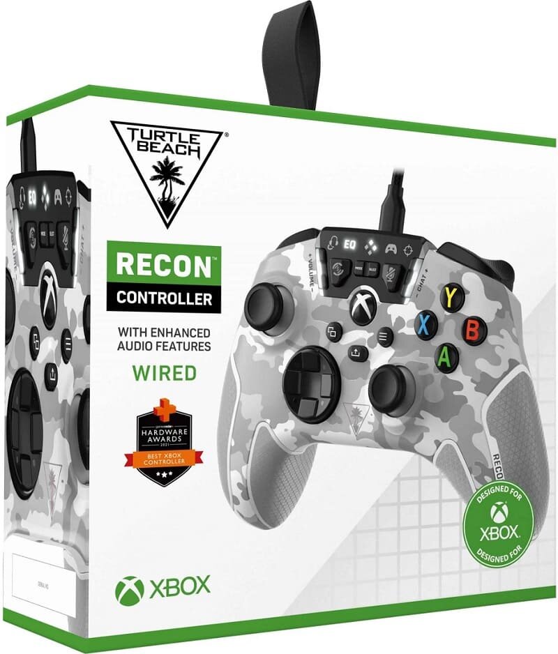 Проводной геймпад Turtle Beach Recon Xbox Wired Controller Xbox One/Series; PC Серый Камуфляж