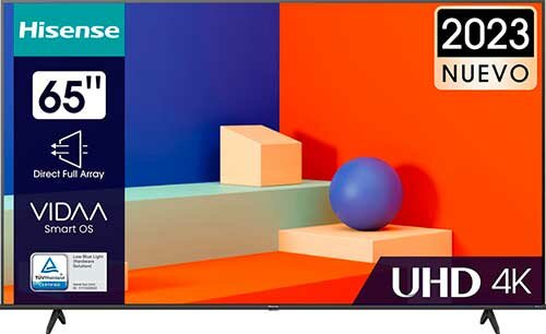 Телевизор Hisense 65A6K черный