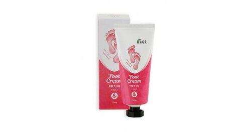 EKEL Foot Cream Rose Успокаивающий крем для ног с экстрактом розы 100г