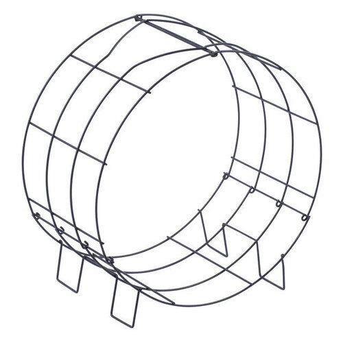 Дровница vitaluce elis v7631-11 чёрная сталь 6224₽