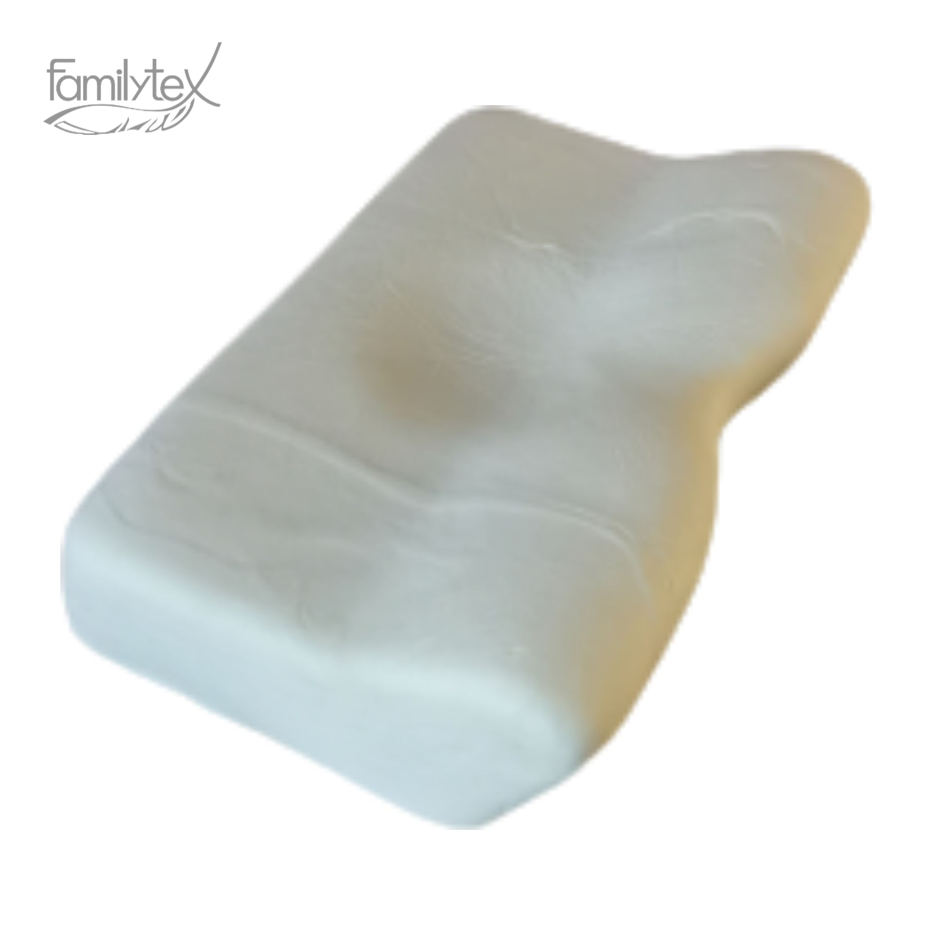 Анатомическая подушка с эффектом памяти MEMORY FOAM для сна ппум(50х30х8/12)Б, поддерживающая подушка с валиком 12 см