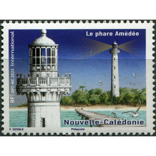 Новая Каледония 2023. Маяк Амедэ (MNH OG) Почтовая марка
