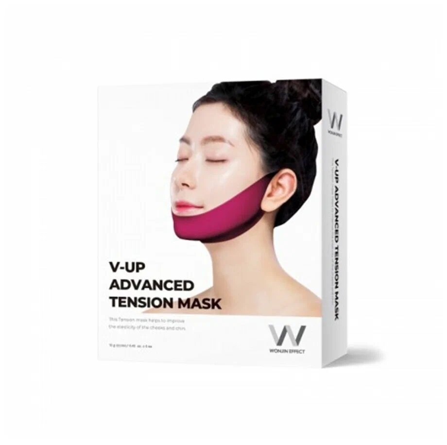 Wonjin V-Up Advanced Tension Mask/Маска для подбородка подтягивающая,1шт