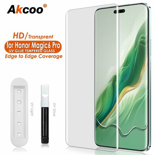 Защитное стекло UV Premium для Huawei Honor Magic 6 Pro (BVL-N49), Высококачественное премиальное защитное стекло для Huawei Honor Magic 6 Pro (BVL-N49)
