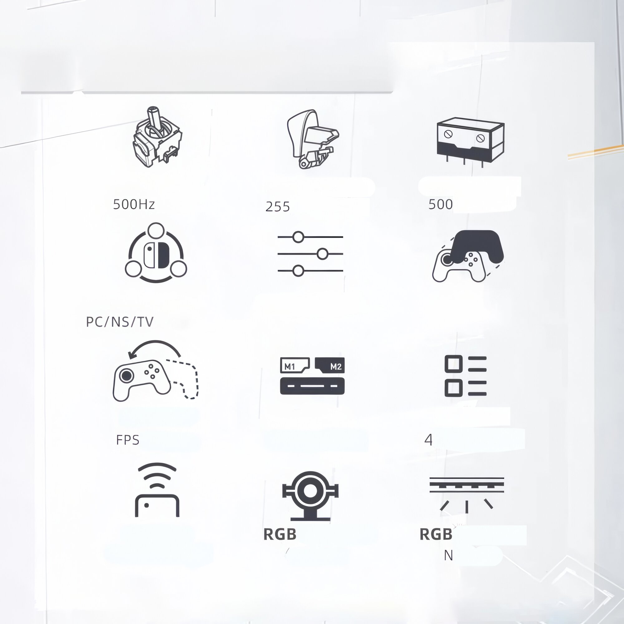 Изображение Беспроводной игровой контроллер, геймпад Machenike G5 Pro белый