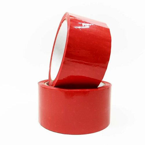 Клейкая лента Красная 48мм*50м, 45 мкм 1 шт.