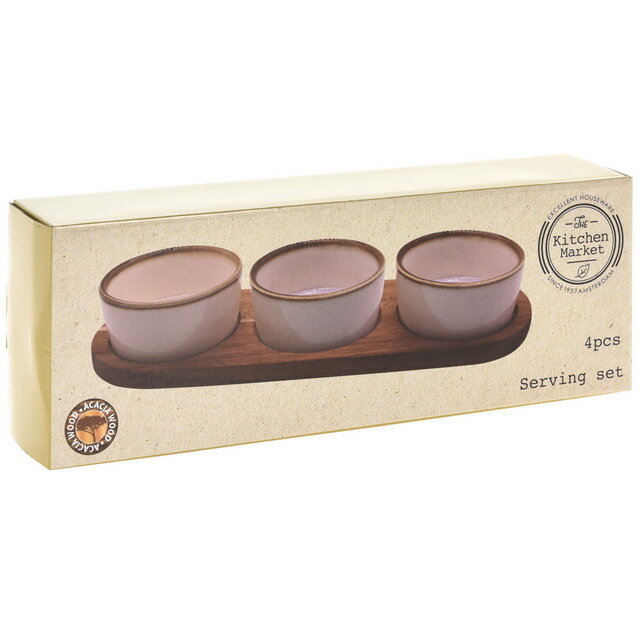 Картинки Набор для сервировки Brilly Creme Long 32 см, 4 предмета