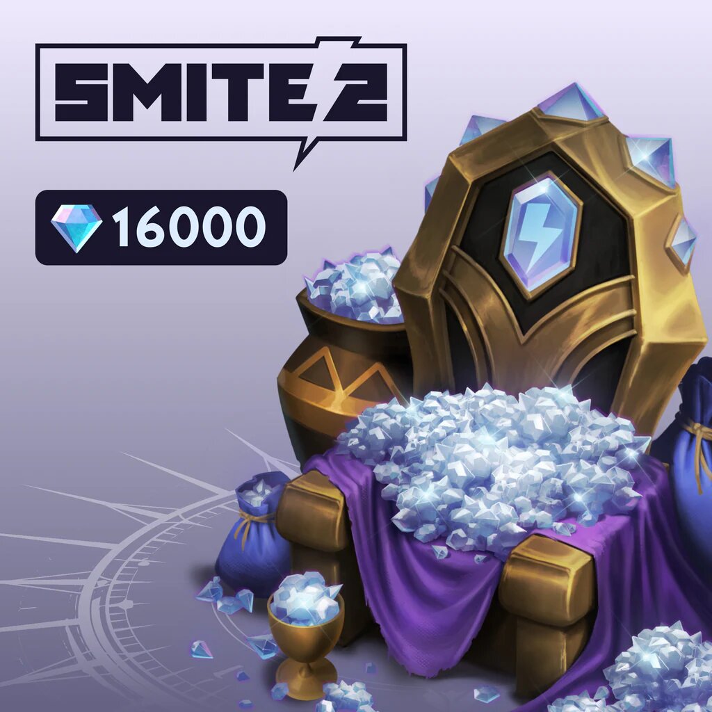 Дополнение SMITE 2 - 16,000 Diamonds, цифровое издание PlayStation 5, регион Турция / код пополнения баланса
