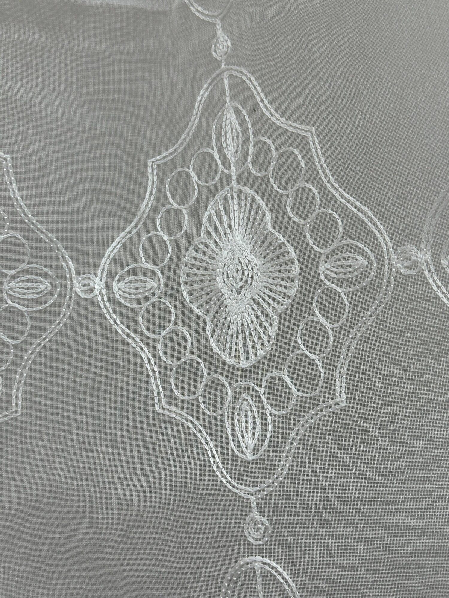 Тюль Лён Батист с вышивкой 300*250 — фото 1