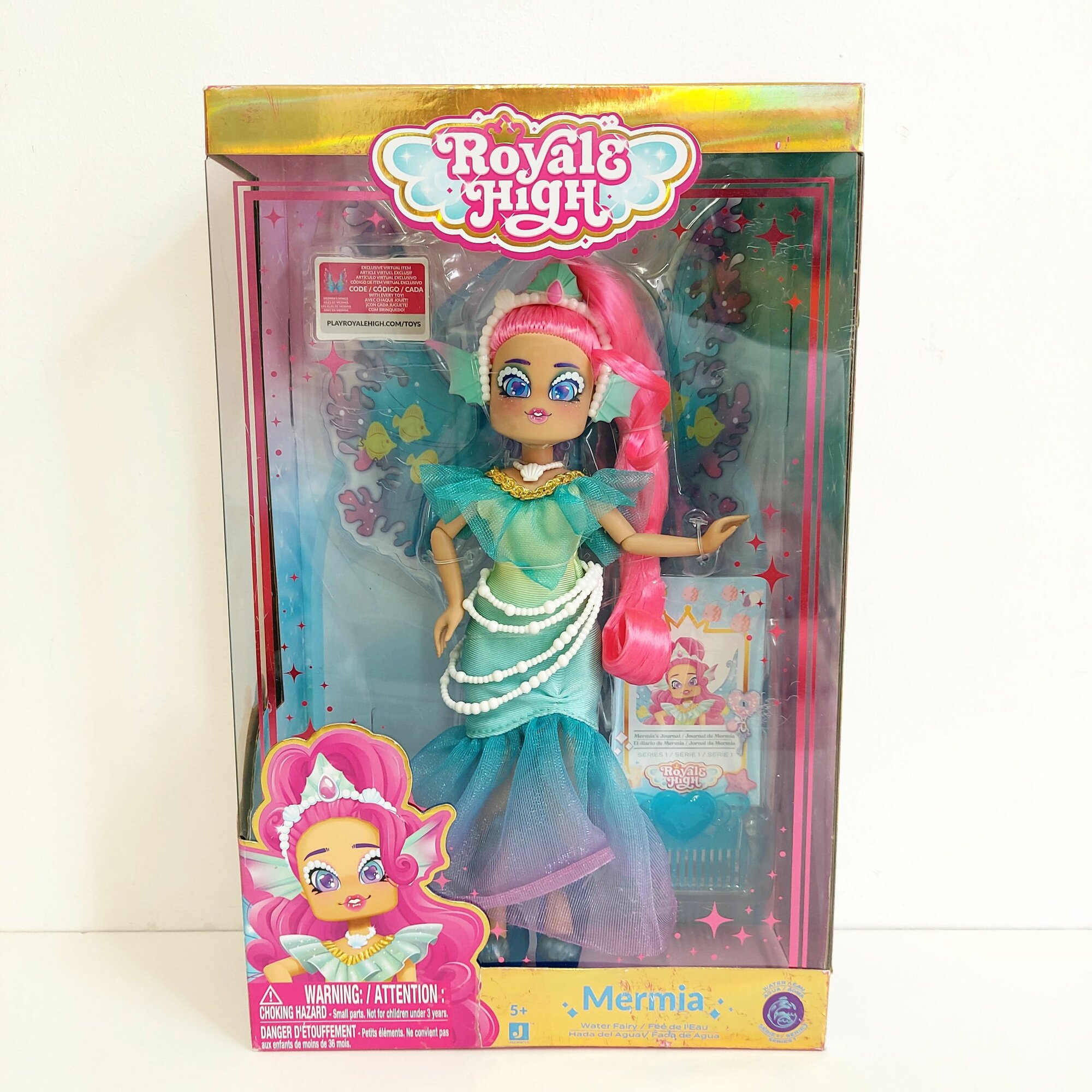Кукла Jazwares Roblox Royale High Roblox Mermia the Water Fairy Роблокс Роял Хай Мермиа Водная фея — фото 1