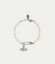 Браслет Vivienne Westwood Lucrece pearl, с жемчугом Swarovski , серебристый