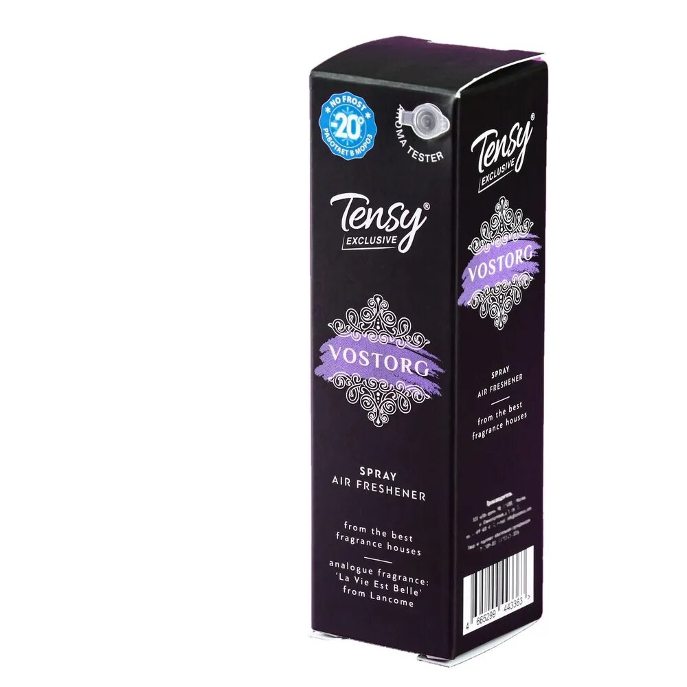 Ароматизатор Tensy спрей жидкость (эксклюзив) Восторг 50мл TSS21 1шт