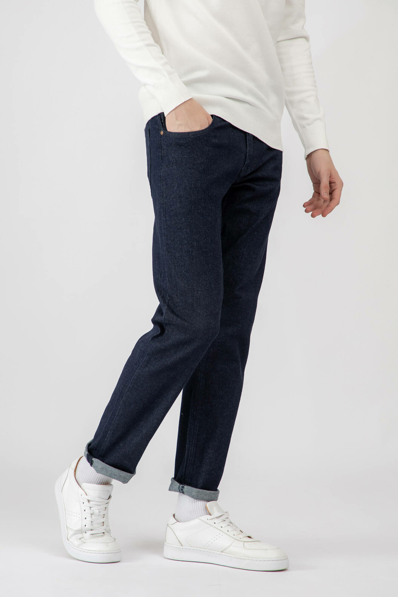 Джинсы зауженные TERRA PRO, размер 31, navy — фото 1