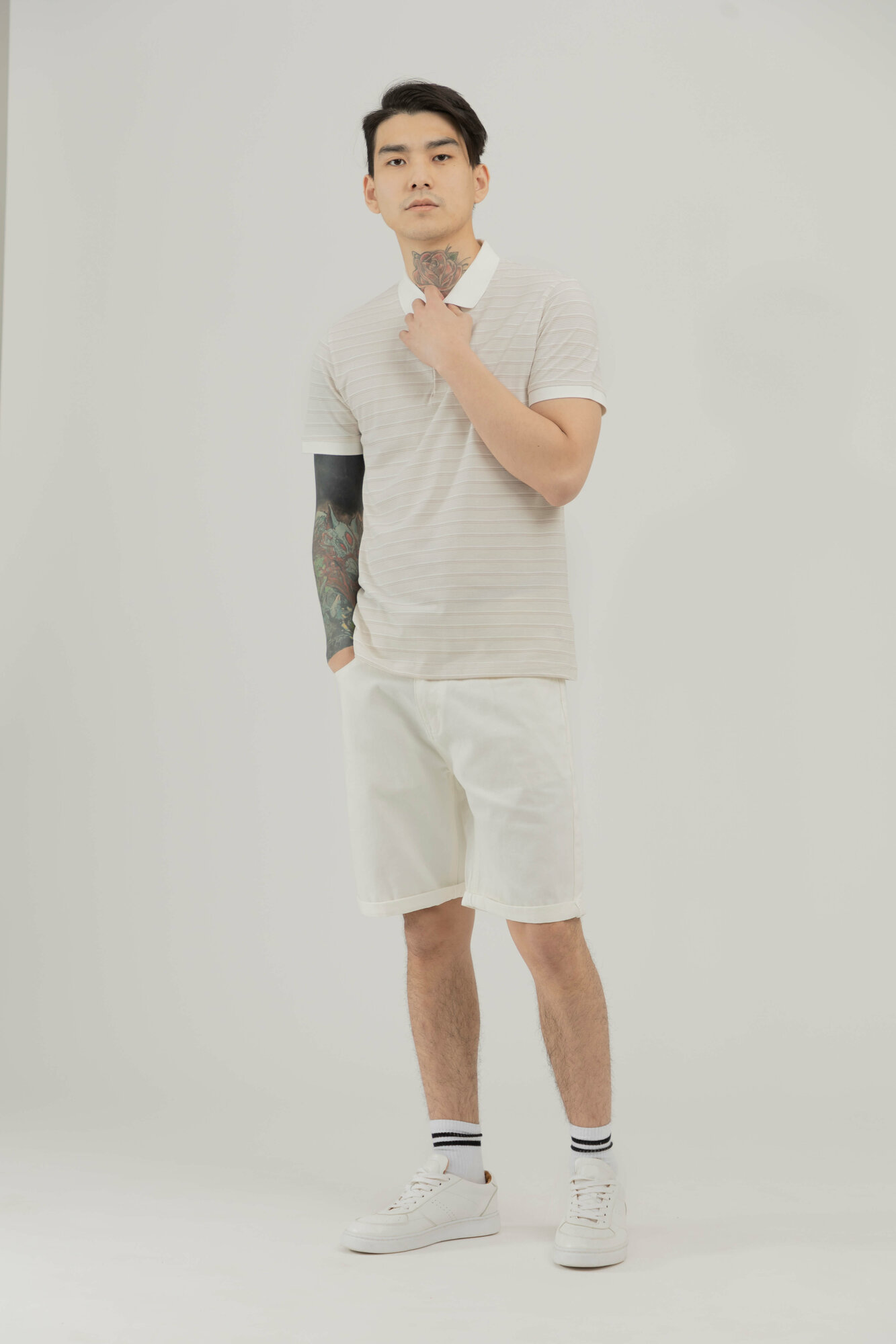 Поло спортивное TERRA PRO, размер S, beige — фото 1