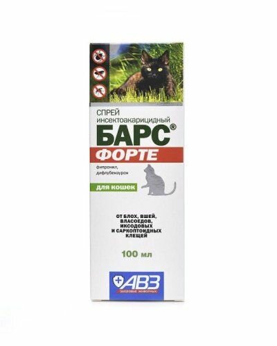 Барс Форте для кошек спрей (100 мл.)