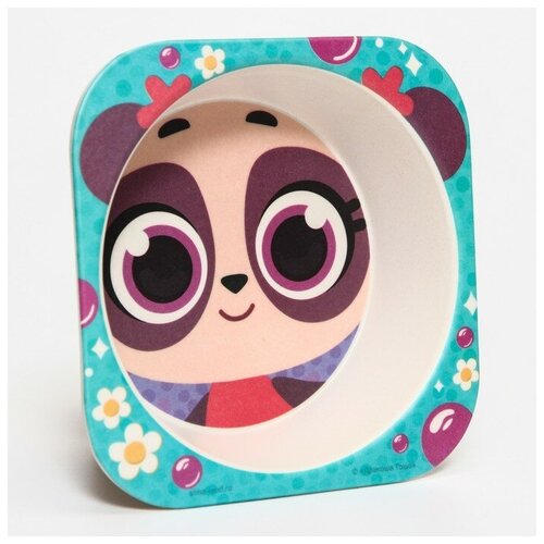 Миска детская из бамбука Дракоша Тоша