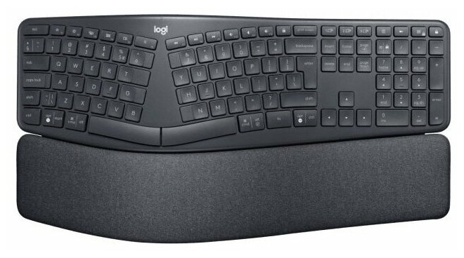 Клавиатура LOGITECH K860, USB, беспроводная, 920-010110 black