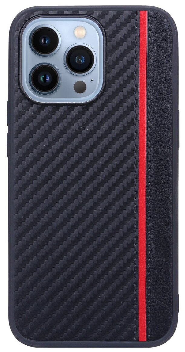 Чехол накладка для Apple iPhone 13 Pro G-Case Carbon, черная