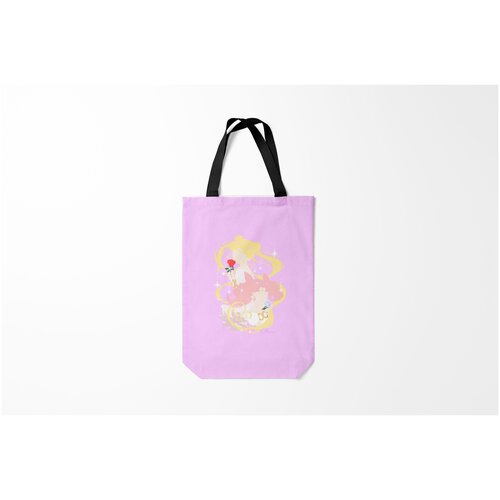 фото Сумка-шоппер / 31х42 см / аниме / sailor moon сейлор мун и чиби burnettie