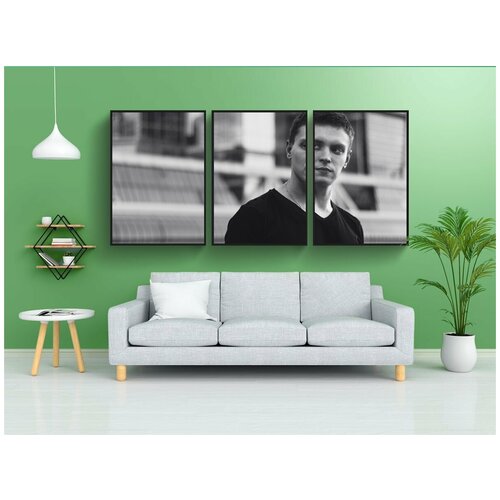 фото Набор модулных постеров для интерьера "человек, парень, мальчик" 60x90 см. в тубусе, без рамки lotsprints