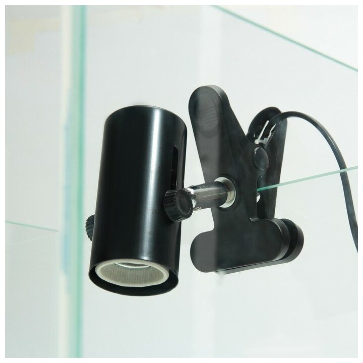 Светильник для террариума со встроенным ручным регулятором яркости и переключателем света
