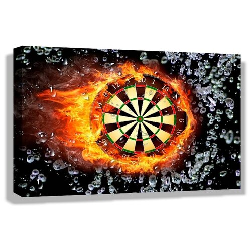 фото Картина 50x30 см на холсте дартс drabs