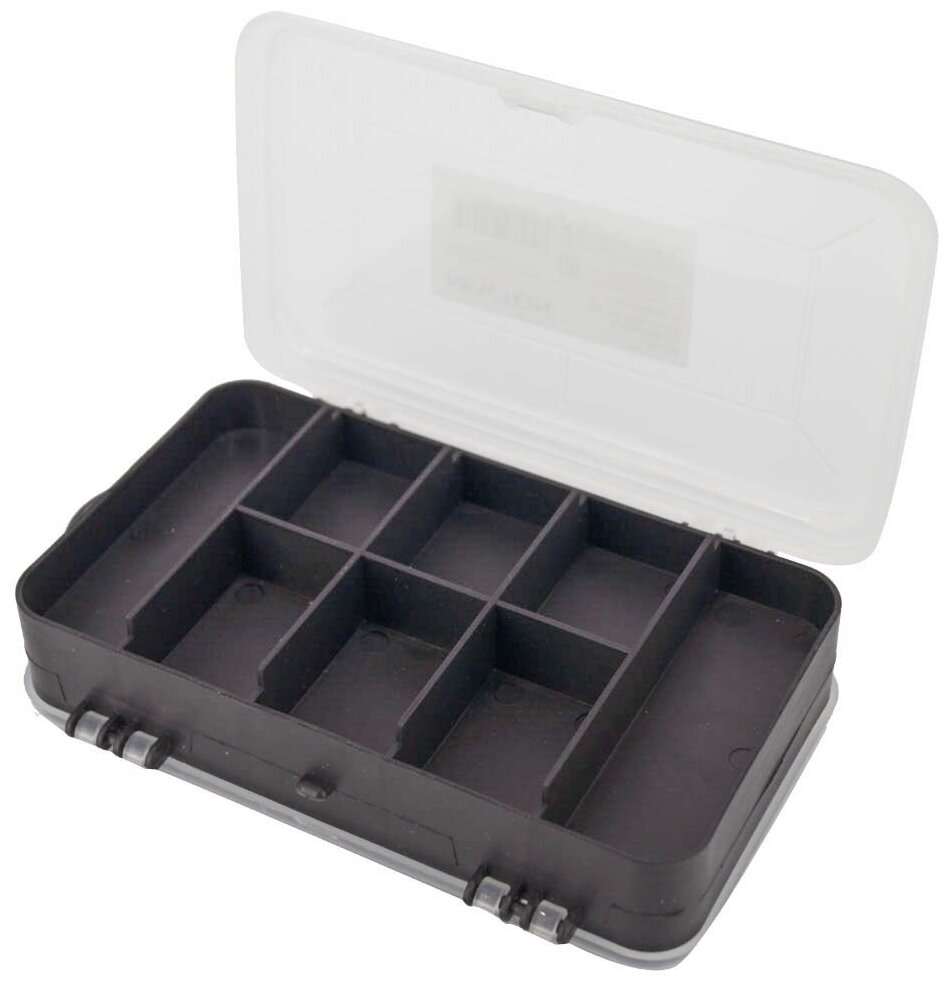 Органайзер для хранения, строительный / ящик для инструмента CET 7" двухсторонний, переработанный пластик, 17.5x10.6x4.6 см, черный - фотография № 10