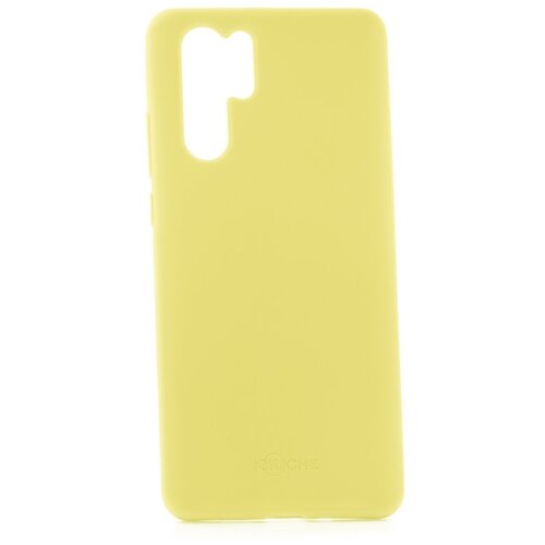 фото Чехол на huawei p30 pro kruche silicone plain yellow кruче