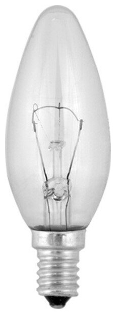 Эл.лампа накал. с прозрачной колбой свеча (В35) 60 W (Е14) Camelion - фотография № 2